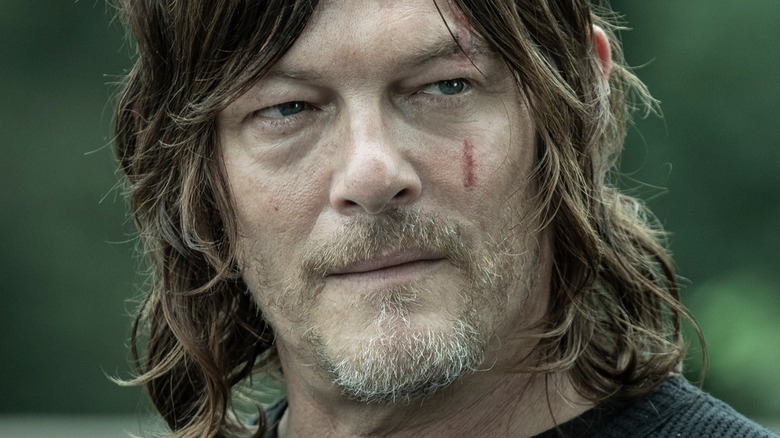 Norman Reedus looking annoyed