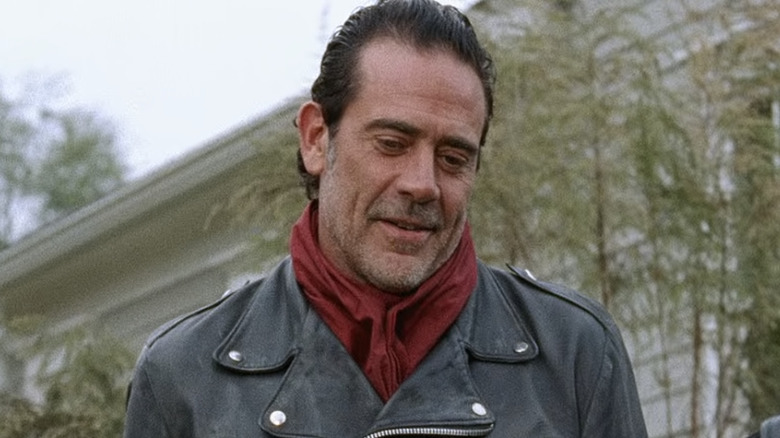 Negan looking down