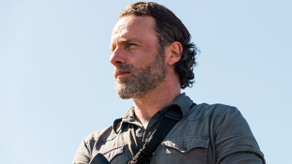 Andrew Lincoln as Rick Grimes on The Walking Dead