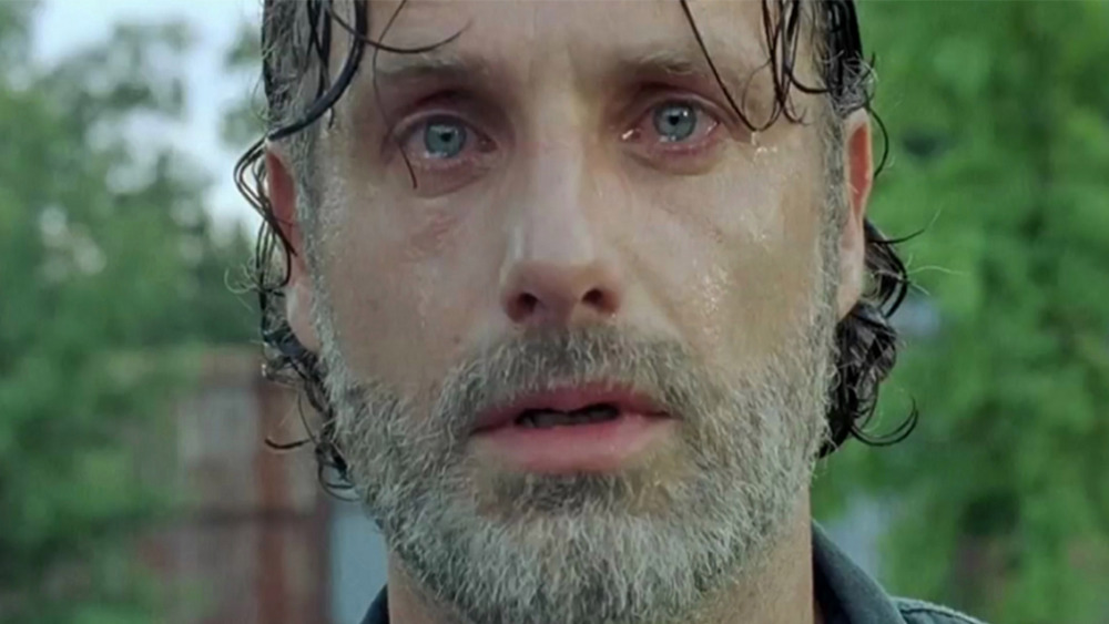 Rick Grimes in tears