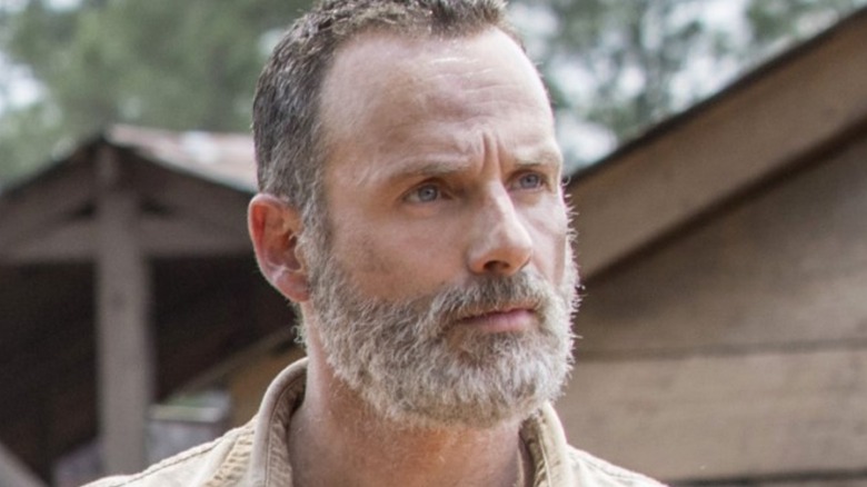 Rick Grimes outside