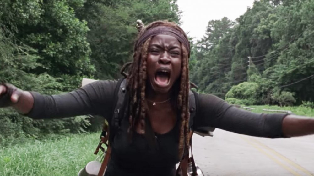 Danai Gurira as Michonne on The Walking Dead