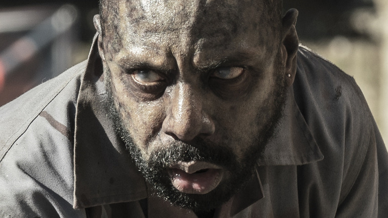 A walker in The Walking Dead