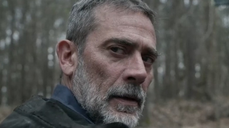 Negan looking concerned