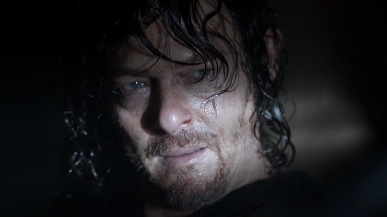 Daryl wet hair