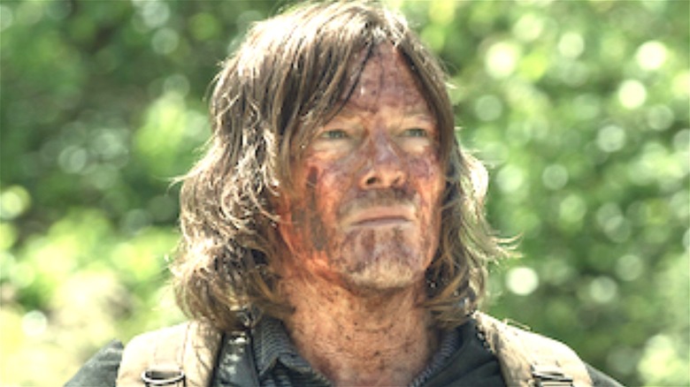 Daryl Dixon looking up