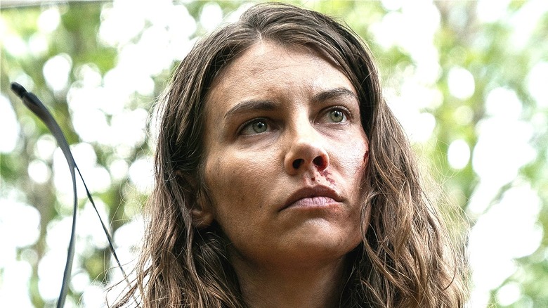 Maggie Rhee Lauren Cohan bloody nose