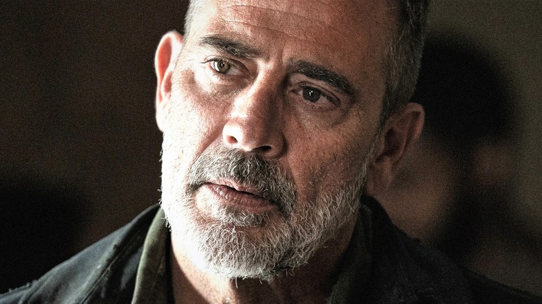 Jeffrey Dean Morgan's Negan looks to be in deep thought