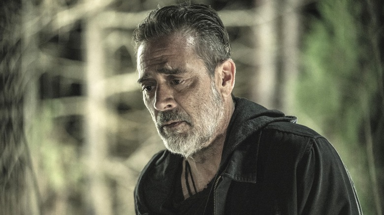 Negan looks troubled