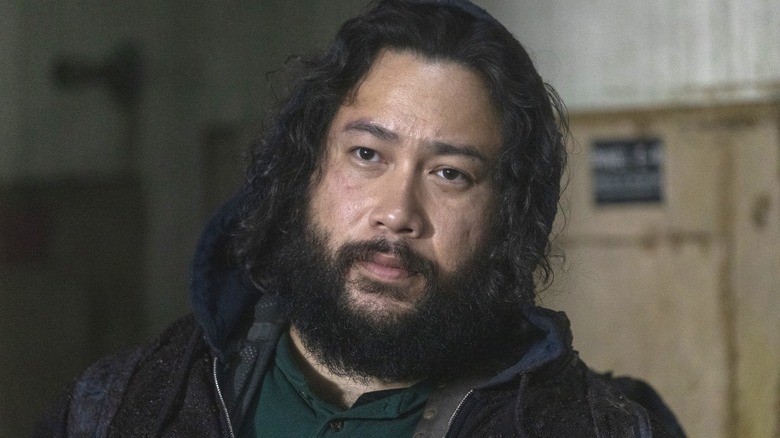 Jerry looking somber on The Walking Dead