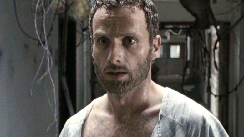 Rick Grimes in a hospital