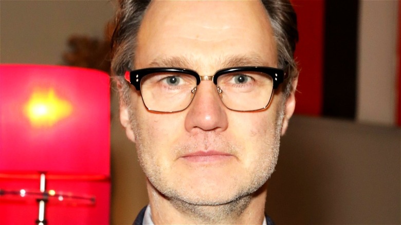 David Morrissey wearing glasses