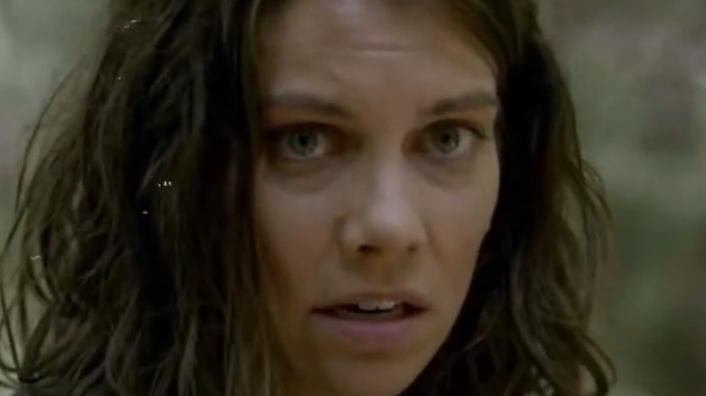 Maggie imploring in The Walking Dead