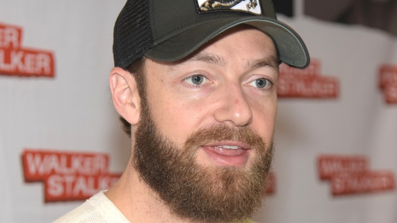 Ross Marquand appears at a Walking Dead convention