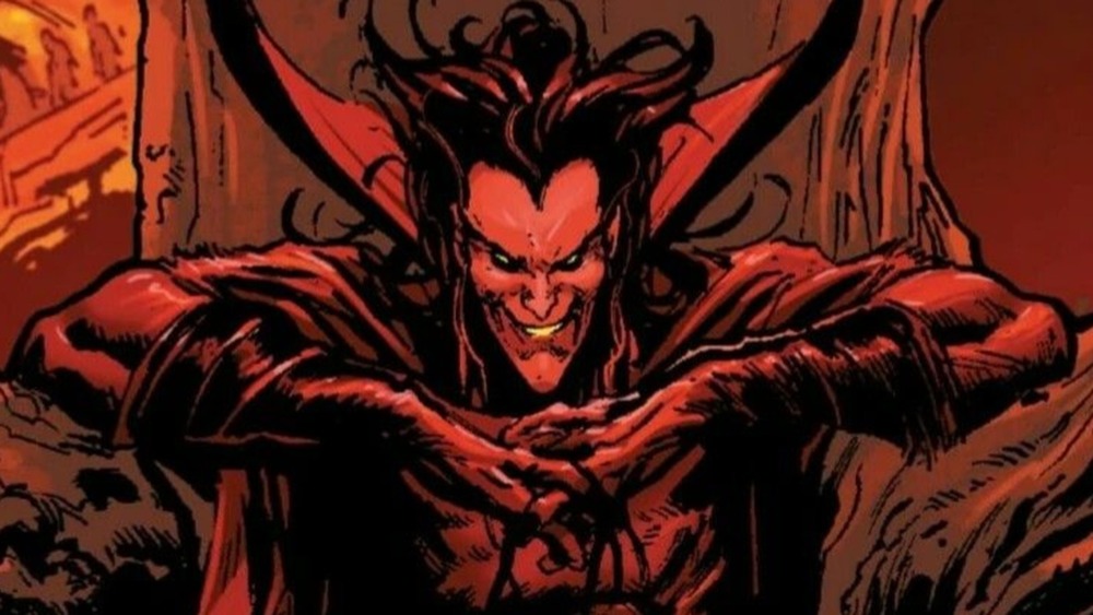 Mephisto smiling