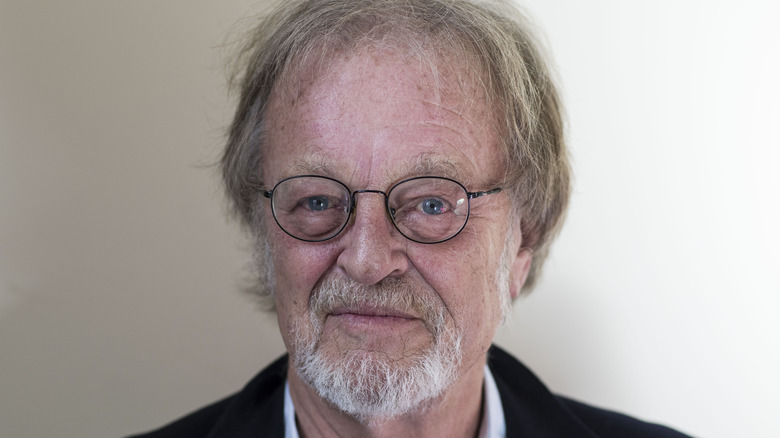 Bernard Cornwell wearing glasses