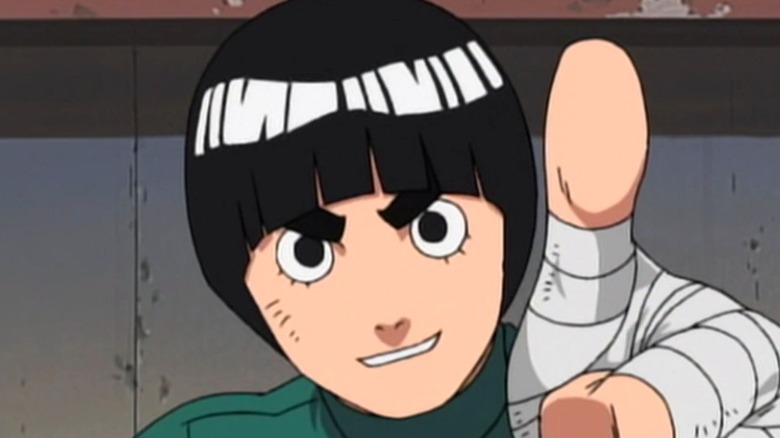 Rock Lee giving thumbs up
