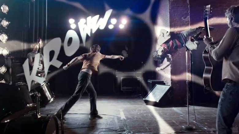 Scott Pilgrim throws powerful strike