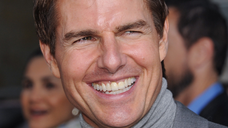 Tom Cruise grey turtleneck