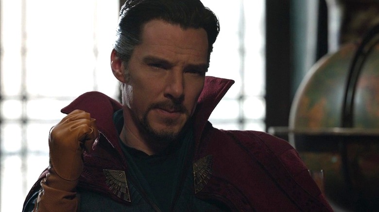 Doctor Strange listening to Thor