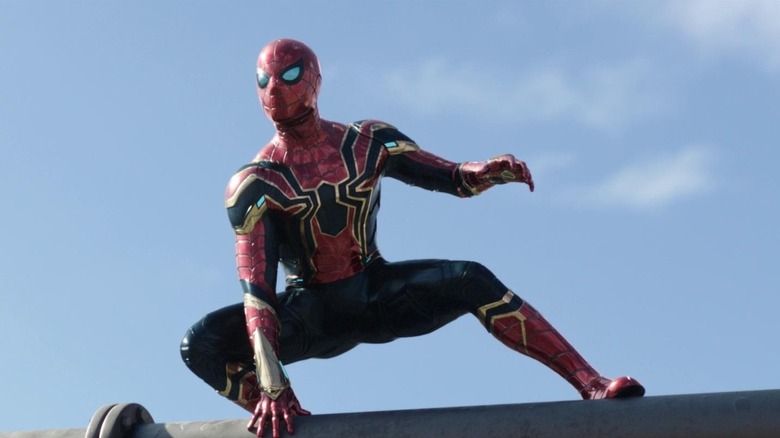 Spider-Man scrambling to confront a college advisor