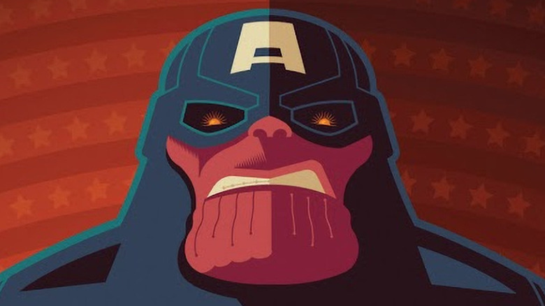 Thanos as Captain America