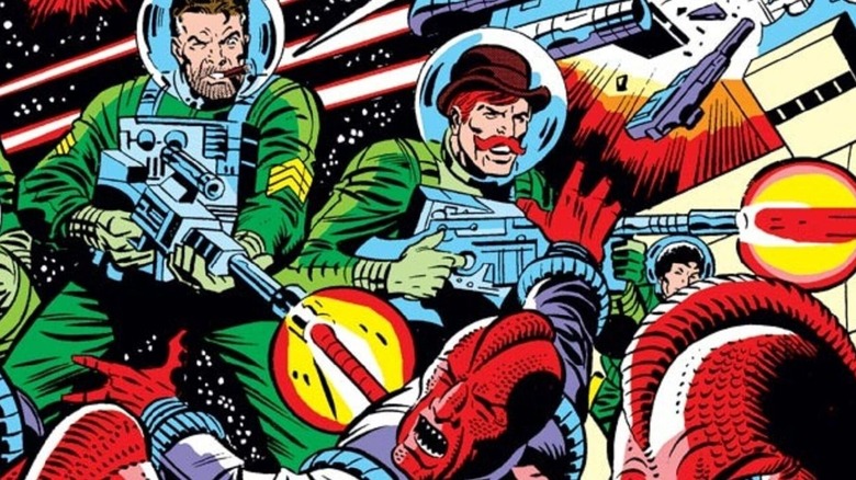 Nick Fury in space