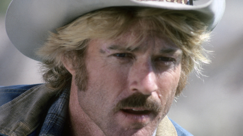 Robert Redford in a cowboy hat 