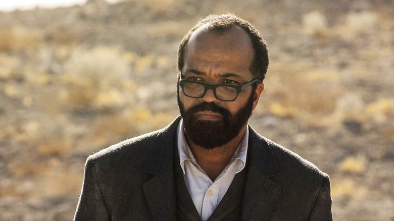 Bernard in the Westworld park