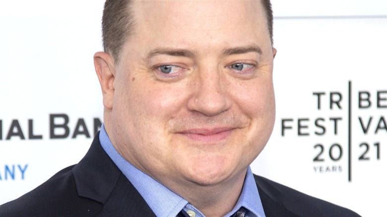 Brendan Fraser smiling