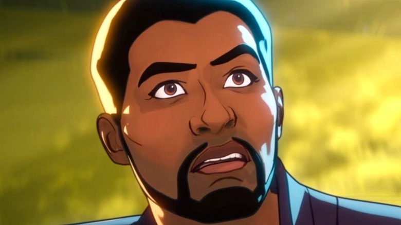 T'Challa looking up in What If...?