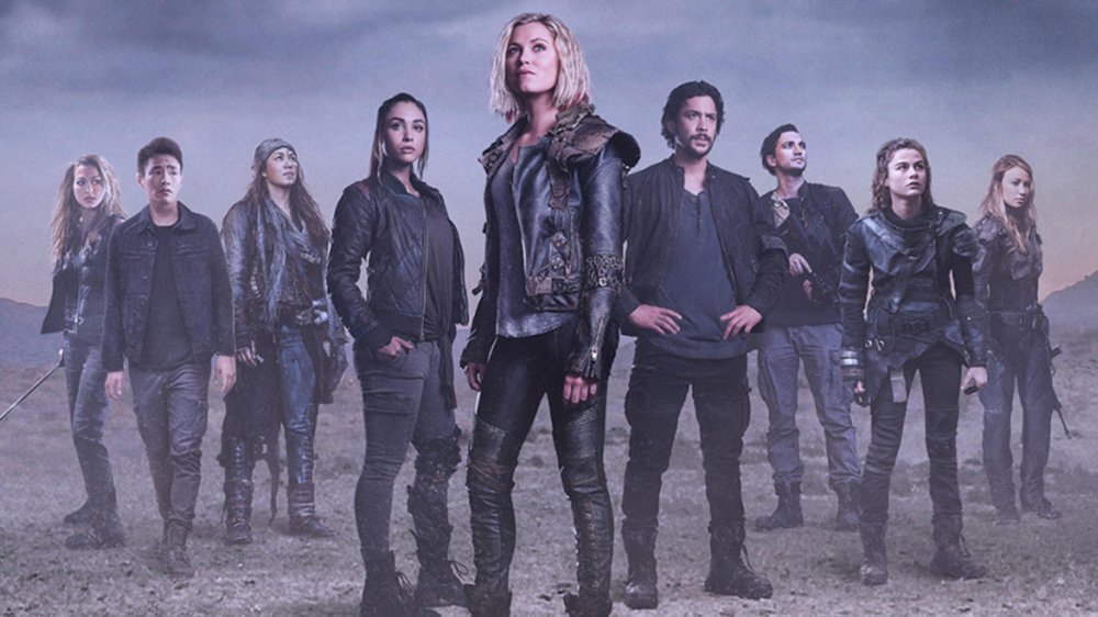 The cast of The 100