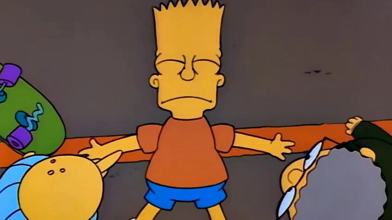 Bart gets hit by a car in Season 2 of the Simpsons