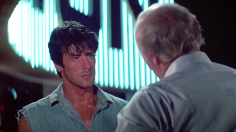 Stallone appears as Hawk