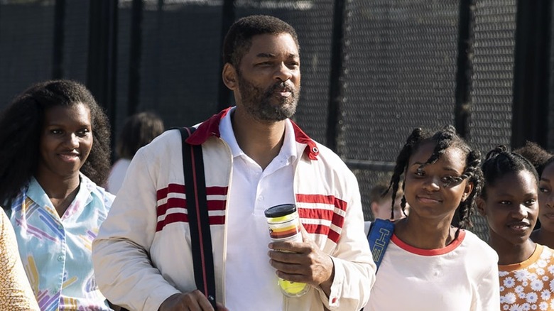 Will Smith Richard Williams tennis court