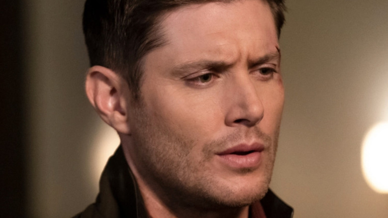 Dean looking sullen