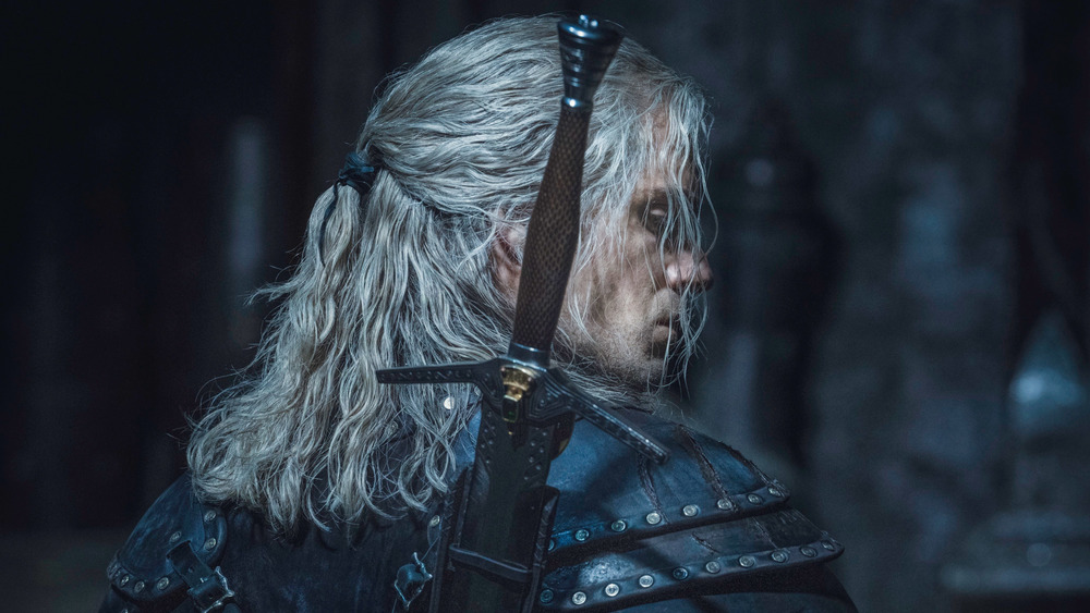Geralt looking over shoulder