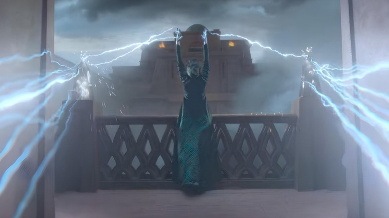 Tissaia summoning Alzur's Thunder
