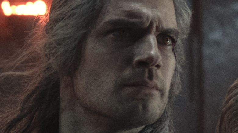 Geralt staring intensely