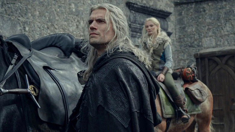 Geralt of Rivia looking sullen