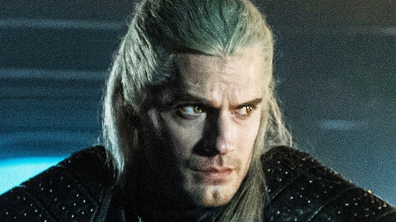 Geralt of Rivia looking to his left