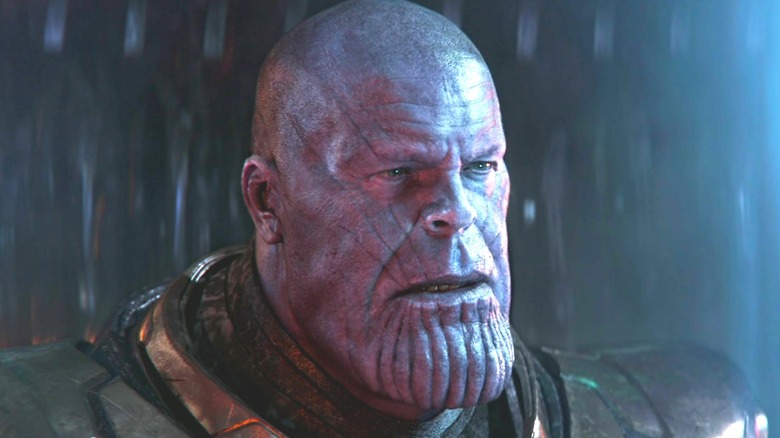 MCU Thanos Face Sad