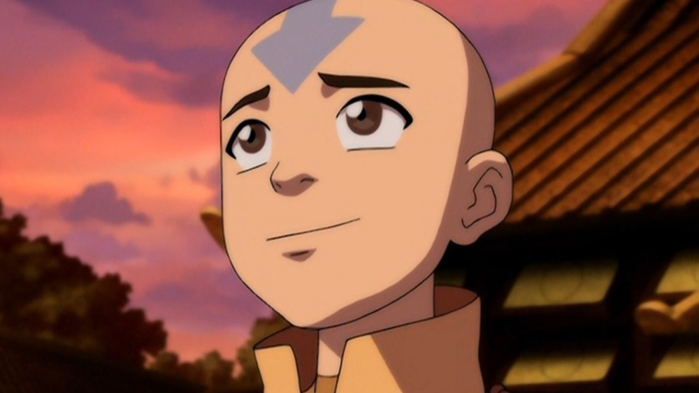 Aang smiling