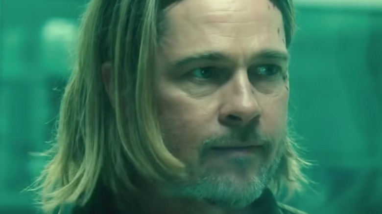 Brad Pitt as Gerry Lane serious