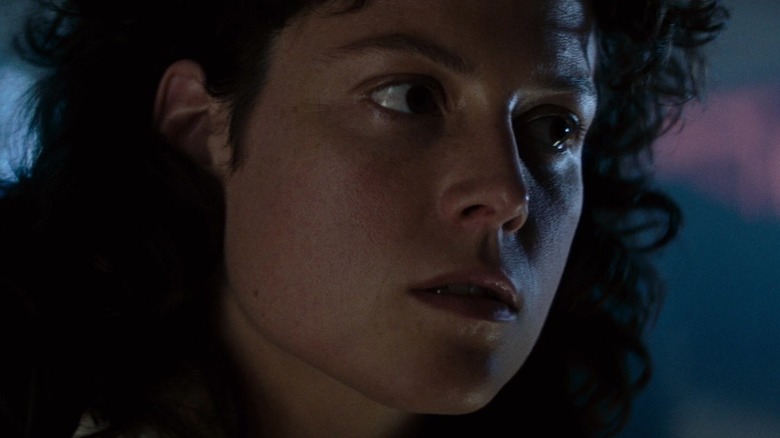 Sigourney Weaver nervous