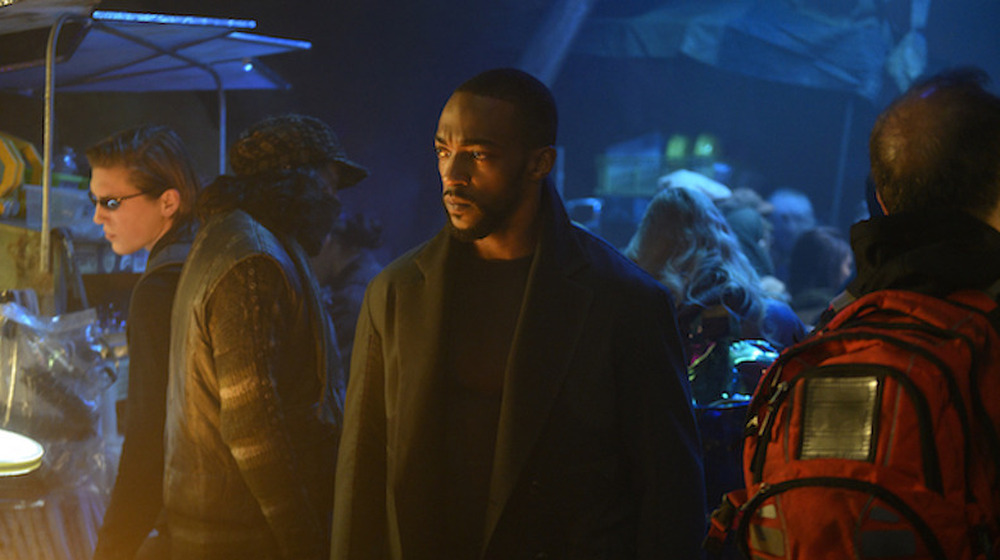 Anthony Mackie as Takeshi Kovacs in Altered Carbon