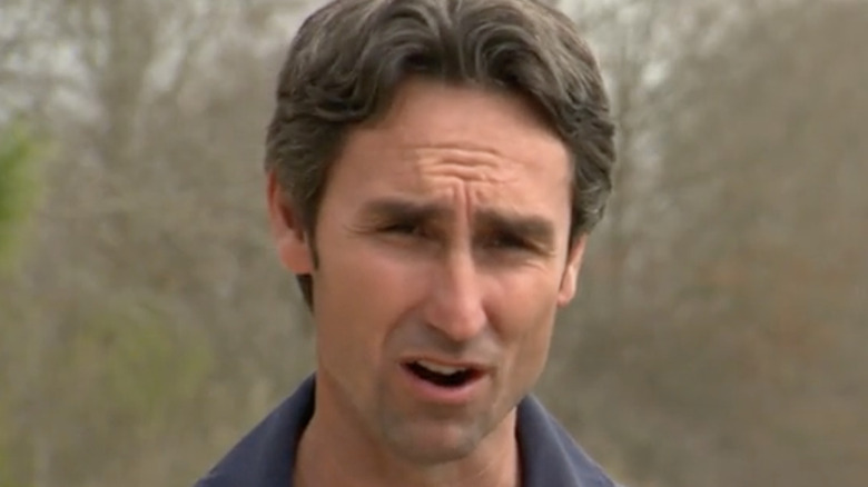 Mike Wolfe frowning in American Pickers