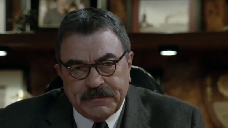Tom Selleck looking frustrated