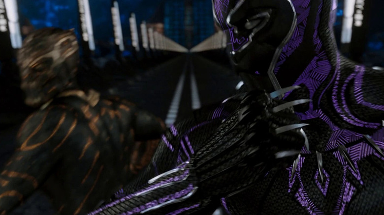 T'Challa fights Killmonger