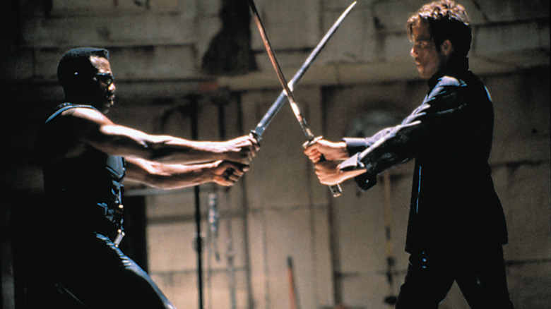 Blade and Deacon fighting